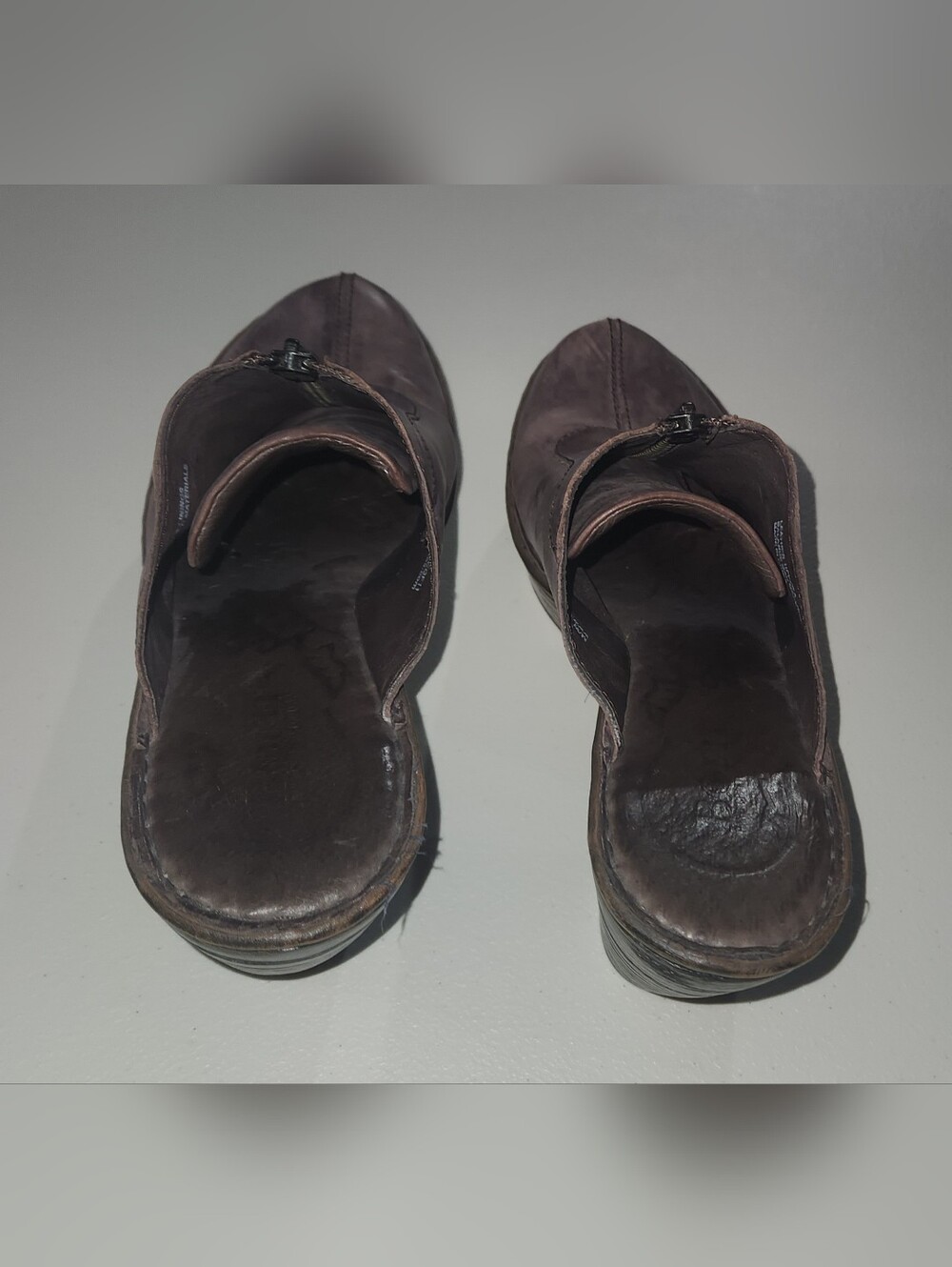 Born Leather Haledon Mule Clogs Light Brown Size 9 - Picture 7 of 10